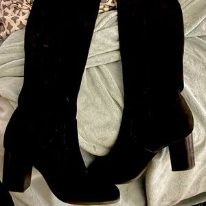 Woman’s suede boots